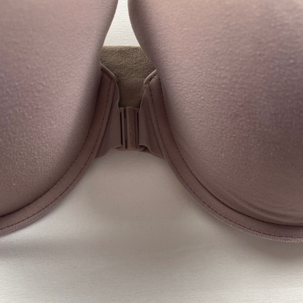 Spanx Bra-llelujah Full Coverage Front Closure Bra 38D Mauve Taupe 30011R - Picture 10 of 15